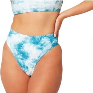 L*Space Tie Dye French‎ Bitsy Bikini Bottom LARGE NWT